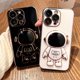 thumbnail image 2 of Funda de teléfono suave de astronauta de lujo para iphone 14, 13, 12, 11 Pro Max, XS, X, XR, 7, 8 Plus, Mini funda de silicona a prueba de golpes Fivean unisex, 2 of 2