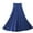 Blue, variant on Wdfiry Hot Loose Large Pendulum Casual Summer High Waist Long Skirts Women Thin Solid Draped Elastic Waist Modal Skirt