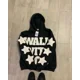 thumbnail image 4 of Sudadera con capucha de gran tamaño con estampado de parche de estrella para hombre y mujer, ropa de calle Y2K, estilo harajuku gótico, hip hop, holgada e informal, deportiva, 4 of 4