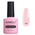 thumbnail image 1 of AIMEILI Gel base constructor 5 en 1 para uñas Gel constructor translúcido desnudo Gel fortalecedor Soak Off Clear Gel Polish Hard Gel 10ML-148, 1 of 1