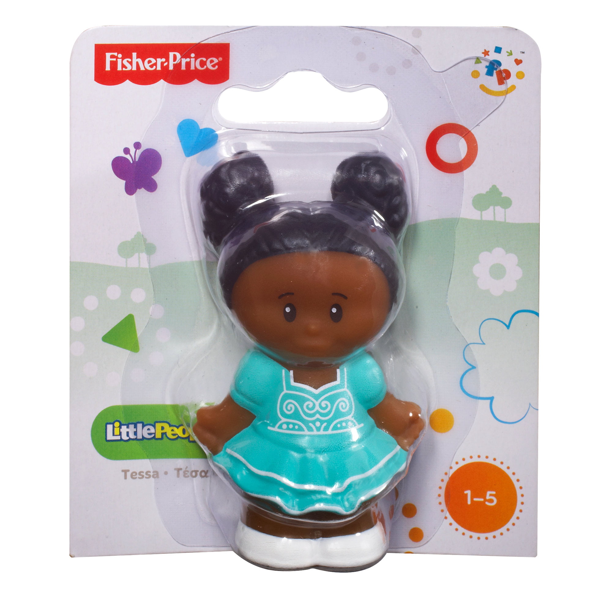 Fisher Price Little People SOCCER GIRL TESSA in PINK UNIFORM African American 