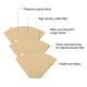 thumbnail image 3 of 100 Contenido Tamaño 103 Filtros de Café Percolador Desechables de Papel Fibra de Madera Natural Sin Blanquear, Marrón, 3 of 6