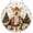 Style 3, variant on Christmas Pearl Diamond Art Hanging Ornament DIY Craft (Style3, 8in) | Angel Nativity Scene Pearl Diamond Suncatcher, 3D Mixed-Size Pearls and Complete DIY Craft for Windows, Trees, Holiday Gifts