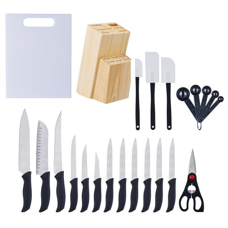 Mainstays Kitchen Cutlery & Gadget Set, 23 Piece (Best Cutlery Set Brands)