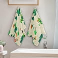 thumbnail image 3 of Coolnut St Patrick Shamrock Hand Towels 2 PCS, Ultra Soft and Highly Absorbent, Retro Style Decorative Fingertip Towel for Home, Bathroom, Kitchen, 28.3"x14.4", 3 of 4