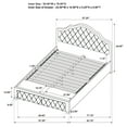 thumbnail image 7 of Coaster Ashleigh Upholstered Traditional Fabric Full Storage Platform Bed Pink, 7 of 7