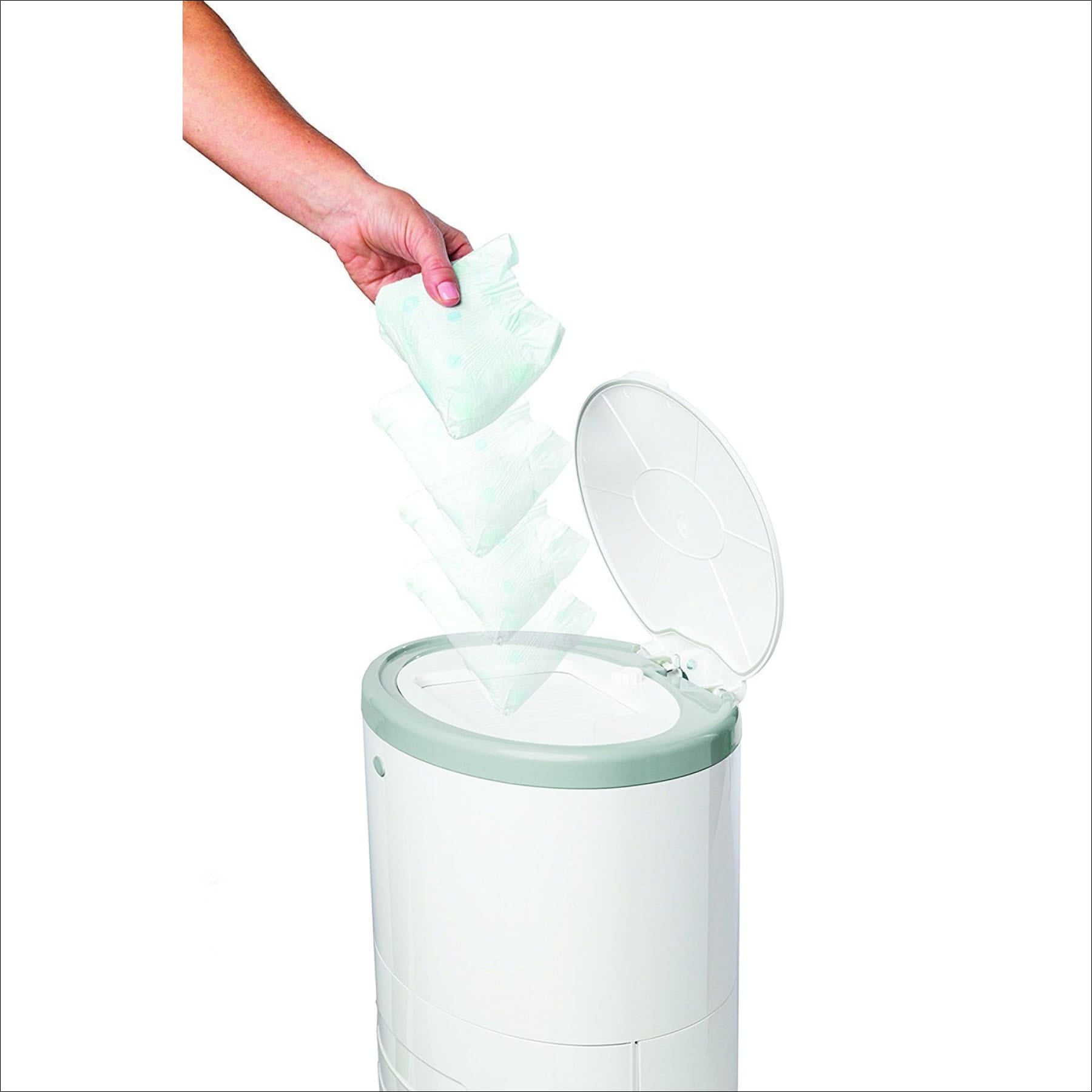 Baby Powder Scent Exclusive End-of-Liner Marking Quick & Easy to Replace No Preset Bag Size 2 Count Use Only What You Need Most Economical Refill System Dekor Classic Diaper Pail Refills 