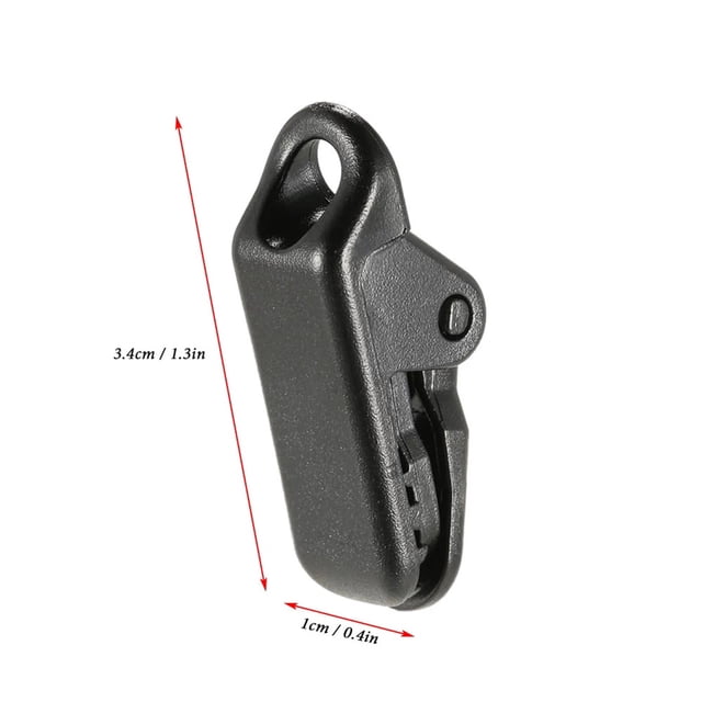 10 piezas de abrazaderas para toldo, clips para lona, ganchos a presión para carpas, herramienta de supervivencia para acampar, accesorio para carpas