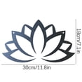 thumbnail image 2 of TIMIFIS Home Decor Metal Wall Art Decor Living Room Bedroom Wall Signs Decoration For Yoga Meditation Lovers Office DecorFall, 2 of 2