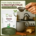 thumbnail image 7 of Organic Way Cloves Powder (Syzygium aromaticum) - Aromatic Spice | Organic & Kosher Certified | Raw, Vegan, Non GMO & Gluten Free | USDA Certified | Origin - Sri Lanka (1/4LBS / 4Oz), 7 of 7