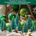 thumbnail image 3 of Árbol de Navidad Hatisan Mini artificial con base de madera, 30 unidades, 3 of 6