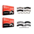 thumbnail image 1 of Positive Plus Front Rear Semi-Metallic Brake Pads Kit for Car GMC Savana 3500 Chevrolet Express 4500 KPF-100349, 1 of 8