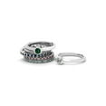 thumbnail image 2 of Gem & Harmony Lab-Created Emerald Ring 2/5 Carat (Ctw) in Sterling Silver for Women, 2 of 6