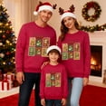 thumbnail image 2 of SUYIDA Christmas Sweatshirts Family Set : Crewneck Casual Shirts Xmas Pullover Top Fall Winter Clothes,Men,L, 2 of 5