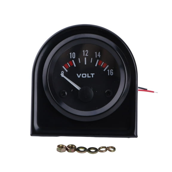 Universal 8-16V 2" 52mm Voltmeter Voltage Meter Gauges Voltmeter Car Measure