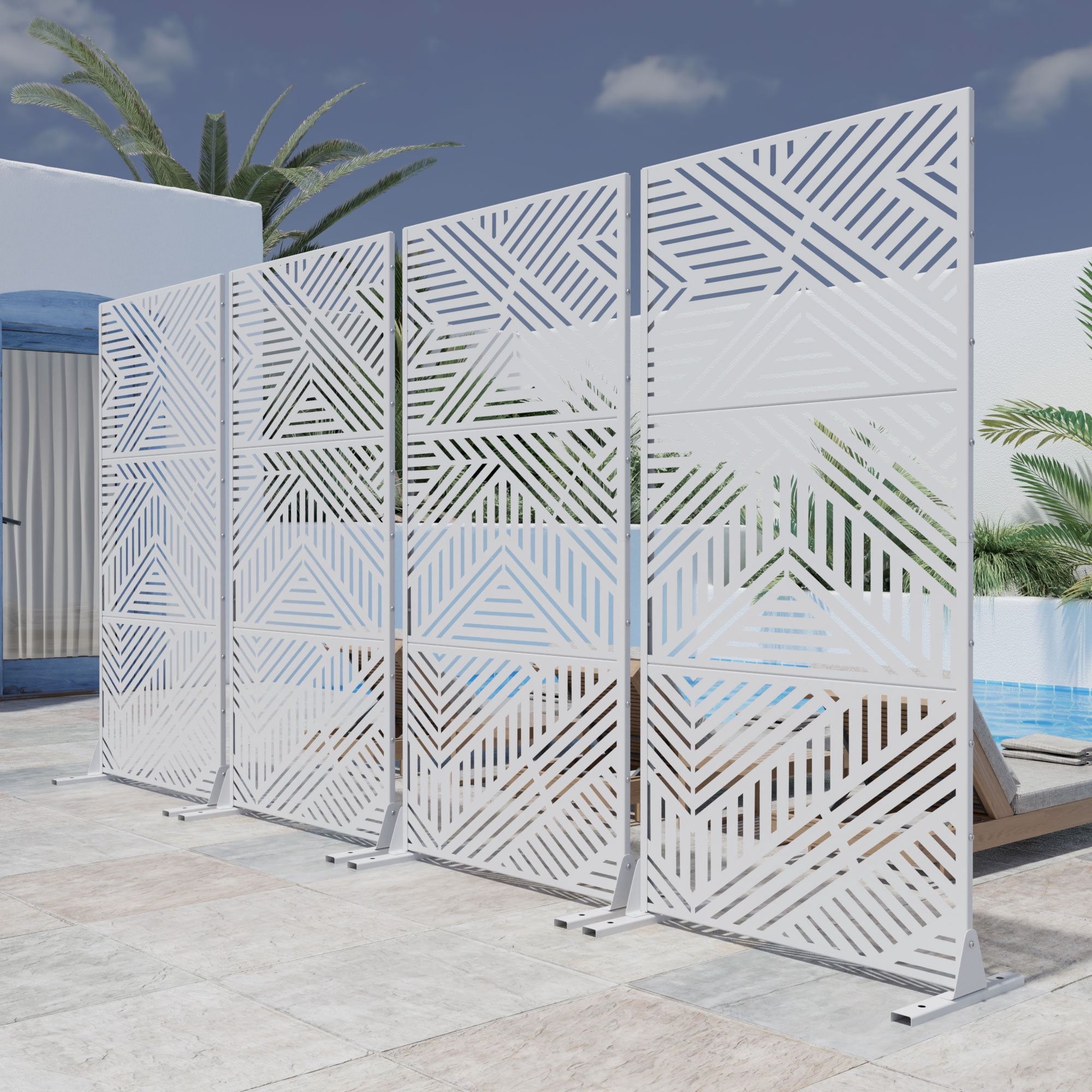 Privacy Metal Screen Fence Panel