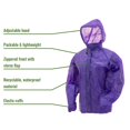 thumbnail image 4 of FROGG TOGGS Emergency Rain Jacket, Women's, Purple, Size Large/X-Large, 4 of 9