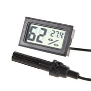 Digital LCD Hygrometer Mini Indoor Thermometer Humidity Gauge Backlight Temperature Humidity Monitor for Home Pet