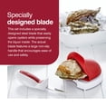 thumbnail image 3 of Juego de herramientas y cuchillos Oyster Zyliss Shucker de acero inoxidable, 3 of 7