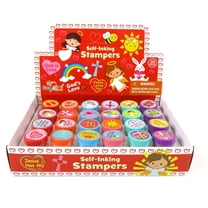 TINYMILLS Religious Christian Love Valentine's Day Stampers for Kids Religious Prizes Carnival VBS Sunday School Church Festival Classroom Giveaways Gift Jesus Loves You Party Favors