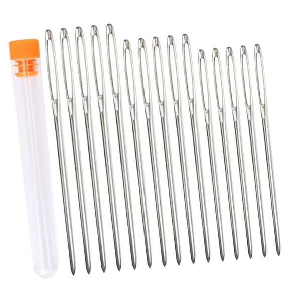 1 Set of Large-Eye Darning Needles Portable Sewing Needles Convenient Crocheting Needles