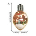 thumbnail image 3 of DIANWUDG Christmas Acrylic Keychain In Bottle Car Rearview Mirror Accessories Backpack Pendant, 3 of 3