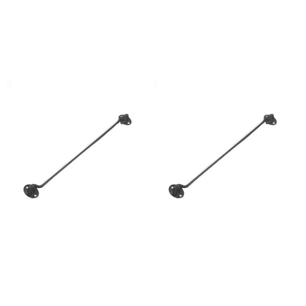 Speravity Pestillo de gancho y ojo Cerradura de puerta de barra de acero inoxidable con tornillos de montaje para ventana de granero Juguetes de bricolaje Tipo 8 2piezas Speravity CBP344657