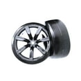 thumbnail image 5 of 4 Pcs Pneus en Caoutchouc Drift avec Roues Moyeux Courts pour Camions RC WPL D12 Style 2, 5 of 5