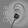 thumbnail image 6 of Panasonic ErgoFit Earphones, Neodymium Drivers, RP-HJE120 (Matte Black/Red), RP-HJE120-KB, 6 of 7