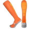thumbnail image 1 of Elite Athletic Compression Socks - Over The Calf | Perfect for Soccer, Football, Baseball, Basketball, Hockey - All Sports Performance (Orange - Medium), 1 of 2