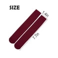 thumbnail image 4 of Deago 2 Pairs Mens Silky Socks Sheer Dress Socks Ultra Thin Nylon Business Sox Summer Cool Crew Socks Mid Calf (Black), 4 of 7