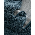 thumbnail image 5 of Unique Loom Everyday Shag Collection Area Rug - Solid (7' Round Navy Blue), 5 of 6