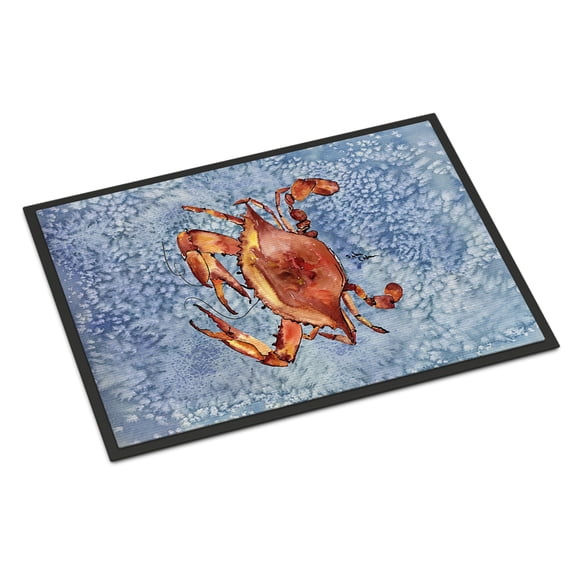 Carolines Treasures 8147-MAT Crab Doormat 18x27 27"L x 18"W multicolor