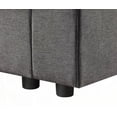 thumbnail image 3 of Waylon's 119" Gray Linen 4-Seater Sofa with Reversible Cushions and Pockets, 3 of 5