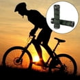 thumbnail image 4 of S SERENABLE Artificial Leather Bike Grips Mountain Handlebar Black Green, 4 of 9