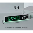 thumbnail image 3 of Hmgxay Digital Clock, Multifunctional LED Alarm Clock with Date and Temperature Display, Modern Desk Clock with Brightness Adjustment, Battery and Electric Powered Alarm Clock for Home or Office, 3 of 6