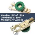 thumbnail image 4 of 2Pcs Auto Battery Terminal Disconnect Master Switch Cut-Off Brass, 4 of 5