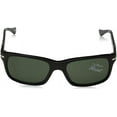 thumbnail image 4 of Persol Men's PO3048S-95/31-58 Black Rectangle Sunglasses, 4 of 4