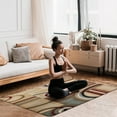 thumbnail image 5 of Modern Geometric Home Decor Living Room Carpet Non-slip Soft Comfy Hotel Lobby Floor Rug Kitchen Bedroom Entrance Doormat Mats 23.6"x35", 5 of 7