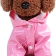 thumbnail image 3 of Reflective Strap Dog Raincoat, Waterproof Fabric Snap Buttons Easy Wear, Lightweight Foldable for Quick Storage and All Dog Sizes, 3 of 6