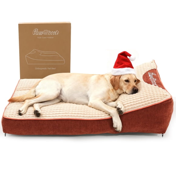 Cama para Perros Pawccoli XL con Espuma Ortopédica para Mascotas de hasta 45 kg