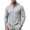 Gray, variant on Turilly Hoodies Men Button Up Hoodie With Jacquard Texture Casual Fashion Pullover
