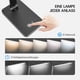 thumbnail image 4 of Lámpara de escritorio Lámpara de mesa LED regulable 5 colores y 3 niveles de brillo, lámpara de noche agradable a la vista, puerto USB para lectores, niños, oficina negra, 4 of 6