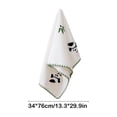 thumbnail image 3 of Pandas Embroidered Bath Towel Corals Fleece Bath Towel Thick Large Bath Towel Fast Water Absorption Home Beach Towel, 3 of 6