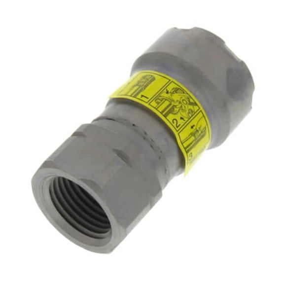 Viega 0.5 in. Steel Adapter MegaPressG  P X FPT Pipe Fitting  Black