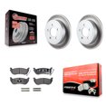 thumbnail image 1 of Transit Auto Rear Coated Disc Brake Rotors and Semi-Metallic Pads Kit for Car Jeep Liberty Wrangler TJ KGF-101304, 1 of 11