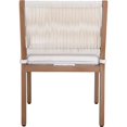 thumbnail image 2 of Afuera Living Cream Outdoor Patio Dining Arm Chair (Set of 2), 2 of 10