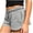 Gray, variant on Sentmoon Womens Workout Shorts High Waist Women's Shorts Stretchy Solid Color Regular Fit Women Athletic Shorts Soft and Comfortable for Festival and Music Event Beach Essentials S-L