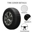 thumbnail image 4 of Kdxio Tropical Palm Leaves for Tire Cover Wheel Protectors Tyre Covers Weatherproof Wheel Covers Universal Fit for Trailer Rv SUV Truck Camper Travel Trailers 16 inch, 4 of 8