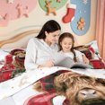 thumbnail image 5 of Manfei Charming Highland Cow 7-Piece Twin Bedding,Happy Christmas Bedding Comforter Set,Xmas Reversible, 5 of 7